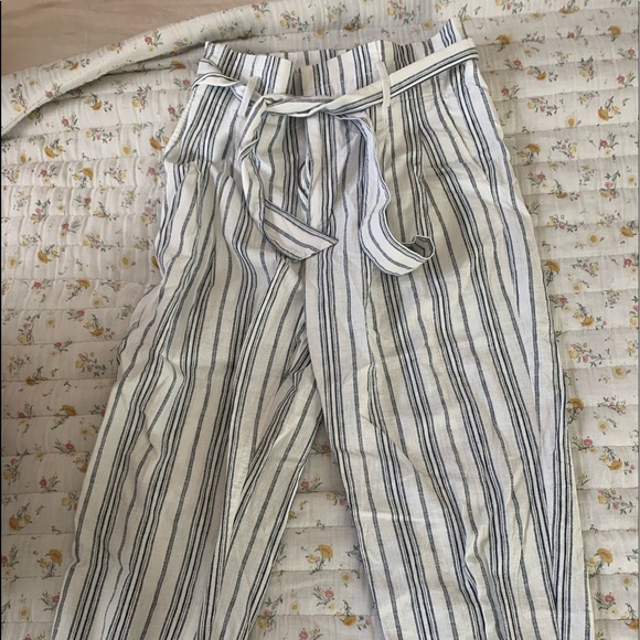 Madewell Cropped Paper Bag Pants NWT - Picture 1 of 4